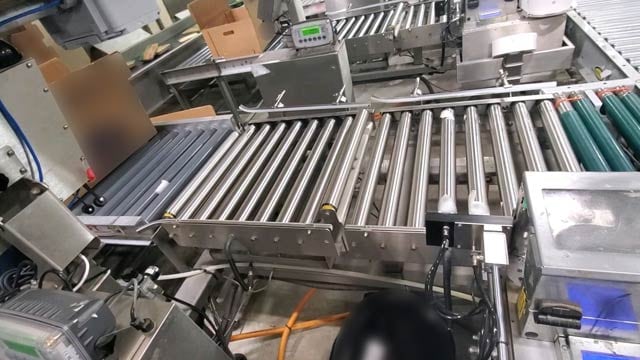 A multi-line weigh price labeling system with parallel conveyor lanes