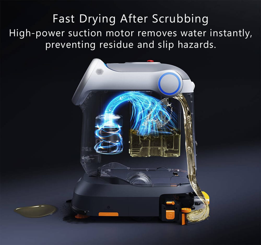 A KEENON KLEENBOT C40 floor cleaner